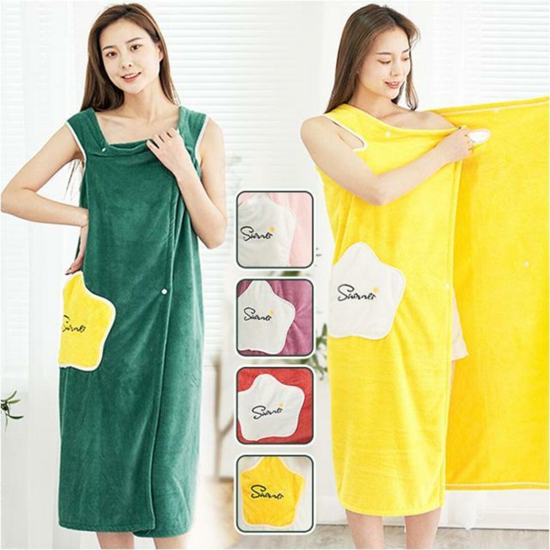 【並行輸入】ラップタオル 大人用 seyytowel03 インテリア/住まい/日用品の日用品/生活雑貨/旅行(タオル/バス用品)の商品写真