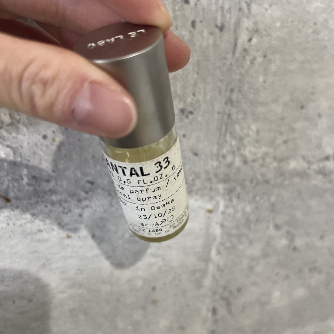 【LE LABO ルラボ】名前入りサンタル33 オードパルファム 15ml コスメ/美容の香水(その他)の商品写真