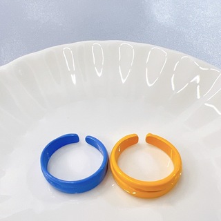 【新商品】北米で流行中♡アクリルリング♡指輪(リング(指輪))