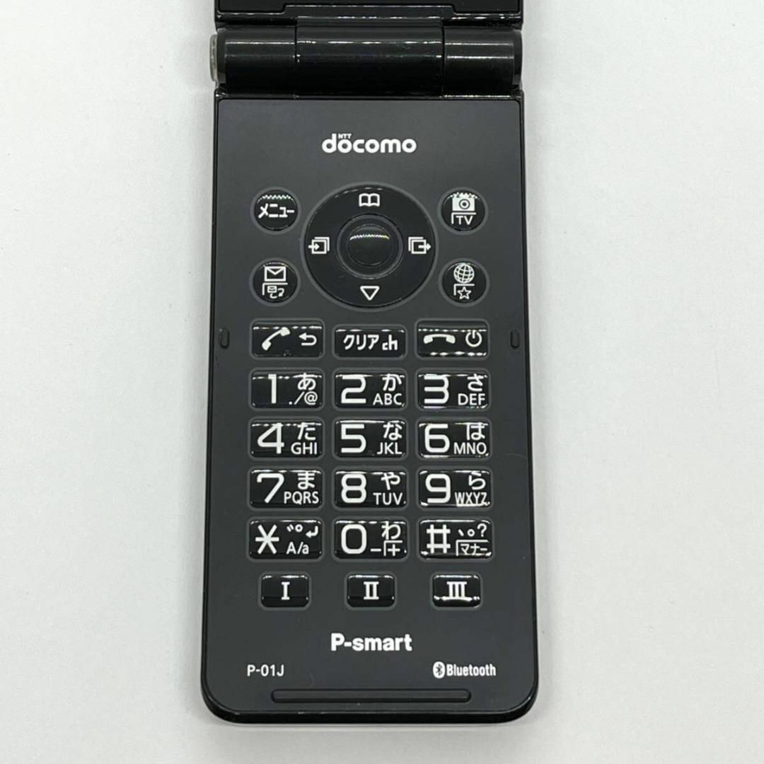 Panasonic(パナソニック)のP-smart ケータイ P-01J ブラック docomo SIMフリー㉔ スマホ/家電/カメラのスマートフォン/携帯電話(携帯電話本体)の商品写真