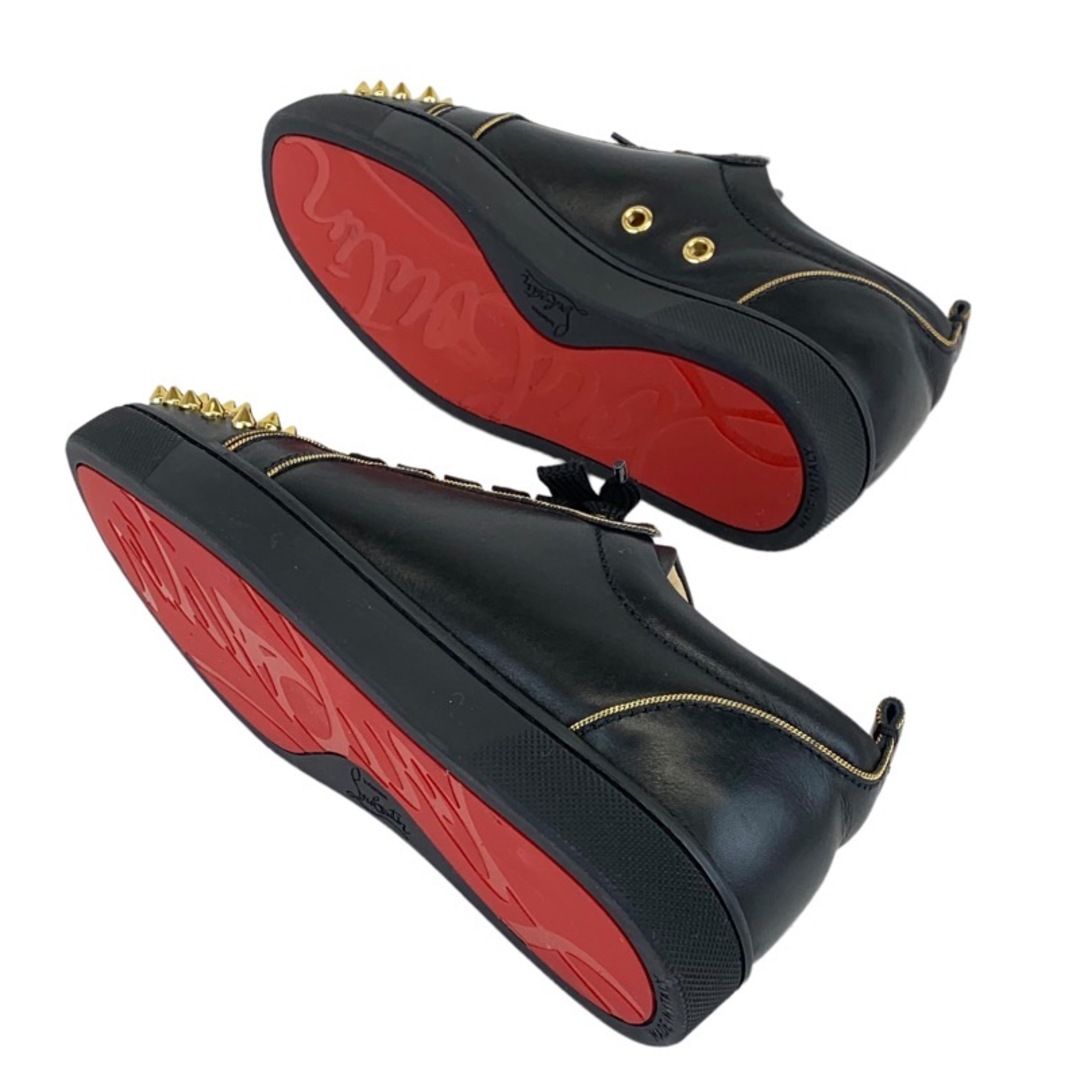 Christian Louboutin(クリスチャンルブタン)のクリスチャンルブタン Christian Louboutin スニーカー 靴 シューズ レザー ブラック ゴールド スパイク スタッズ レディースの靴/シューズ(スニーカー)の商品写真