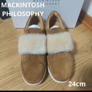 MACKINTOSH PHILOSOPHY - 20900円☆マッキントッシュフィロソフィー ムートンストラップスニーカー 24