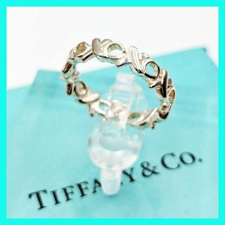 Tiffany & Co. - ティファニー ラブ & キス バンド リング 9号 SILVER SV925