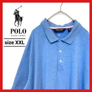 ポロラルフローレン(POLO RALPH LAUREN)の90s 古着 ポロゴルフラルフローレン 半袖ポロシャツ ゆるダボ XXL (ポロシャツ)