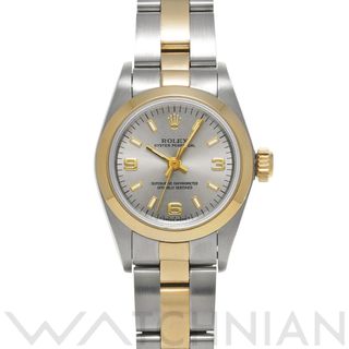 ROLEX - 中古 ロレックス ROLEX 67183 T番(1996年頃製造) グレー レディース 腕時計