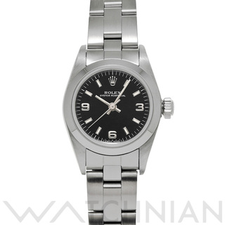 ロレックス(ROLEX)の中古 ロレックス ROLEX 67180 U番(1997年頃製造) ブラック レディース 腕時計(腕時計)