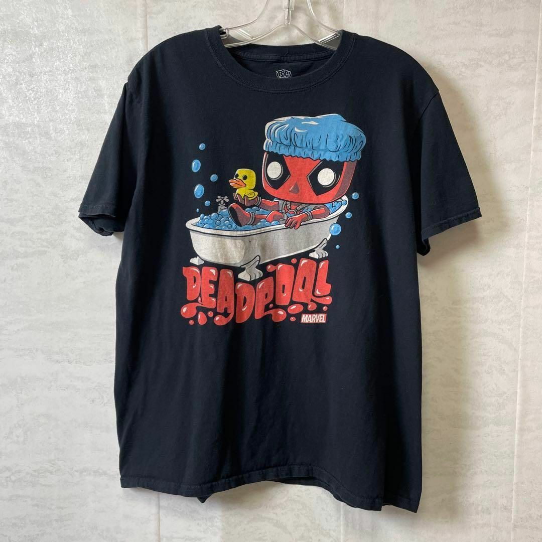 MARVEL(マーベル)のマーベル　スパイダーマン　オーバーサイズＬ　黒ブラック　かわいいシリーズ　古着 メンズのトップス(Tシャツ/カットソー(半袖/袖なし))の商品写真