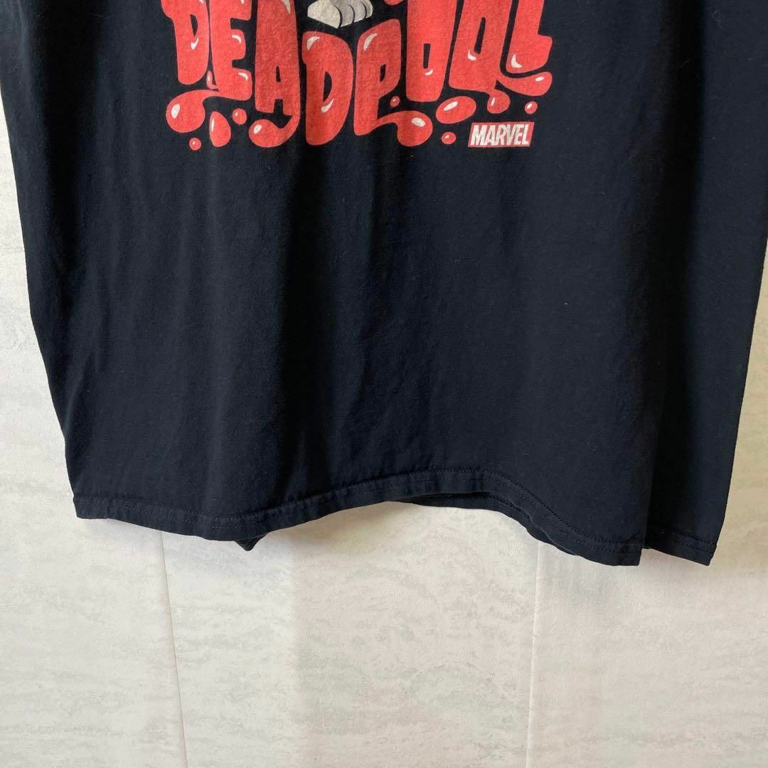 MARVEL(マーベル)のマーベル　スパイダーマン　オーバーサイズＬ　黒ブラック　かわいいシリーズ　古着 メンズのトップス(Tシャツ/カットソー(半袖/袖なし))の商品写真