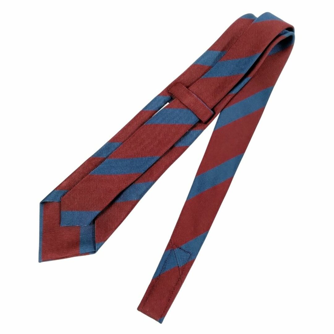 VISVIM(ヴィスヴィム)のVISVIM ビズビム 0123203003006 SILK TIE STRIPE ネクタイ バーガンディー サイズフリー 正規品 / 34124 メンズのファッション小物(ネクタイ)の商品写真