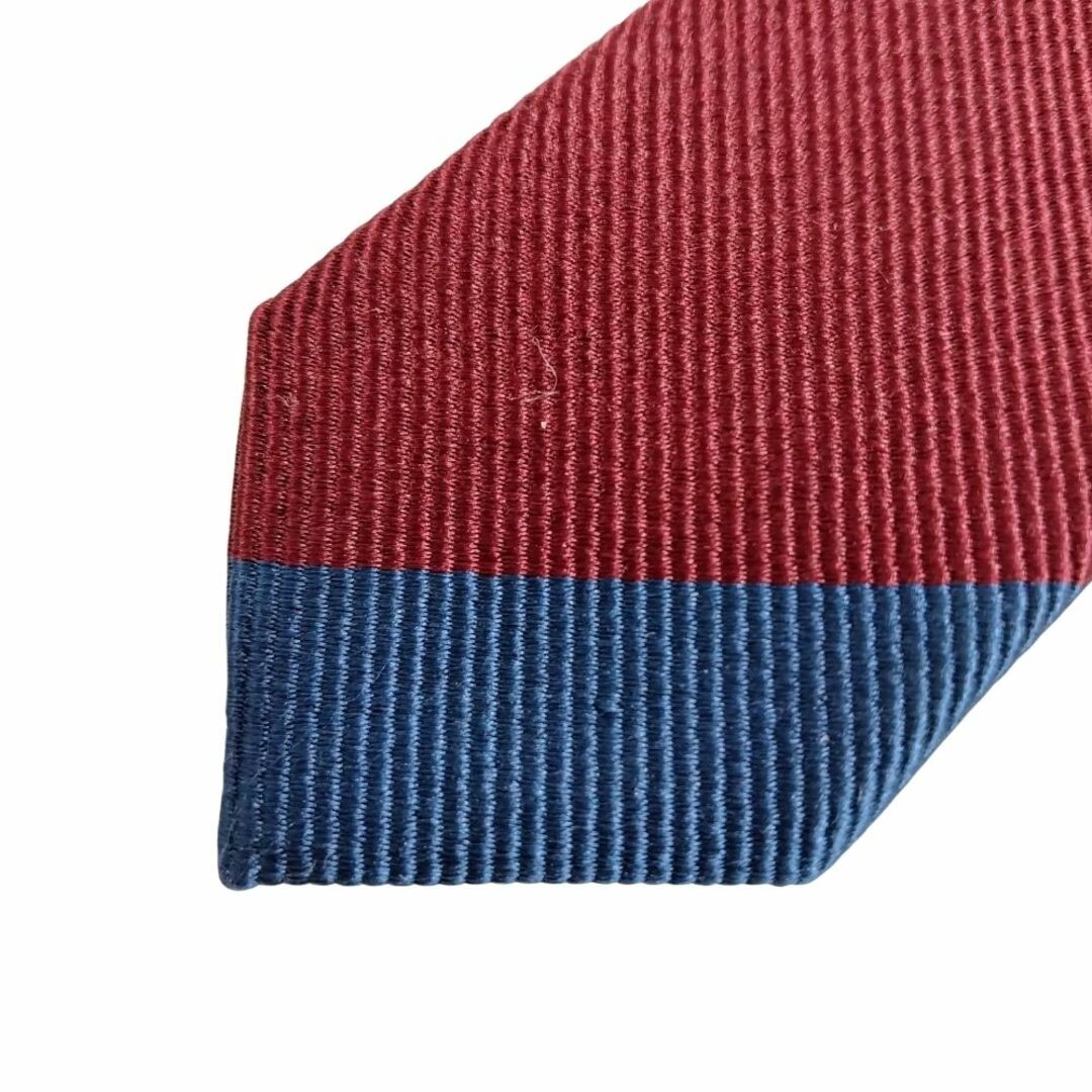 VISVIM(ヴィスヴィム)のVISVIM ビズビム 0123203003006 SILK TIE STRIPE ネクタイ バーガンディー サイズフリー 正規品 / 34124 メンズのファッション小物(ネクタイ)の商品写真