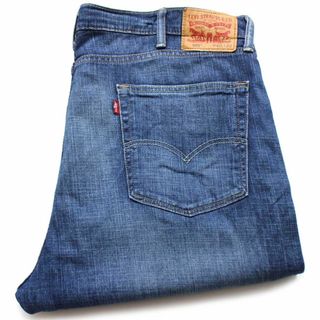 リーバイス(Levi's)のLevi'sリーバイス 505 USED加工 ストレッチ デニムパンツ w40 L30★SDP2643 ジーンズ ストレート ヒゲ オーバーサイズ ビッグサイズ(デニム/ジーンズ)