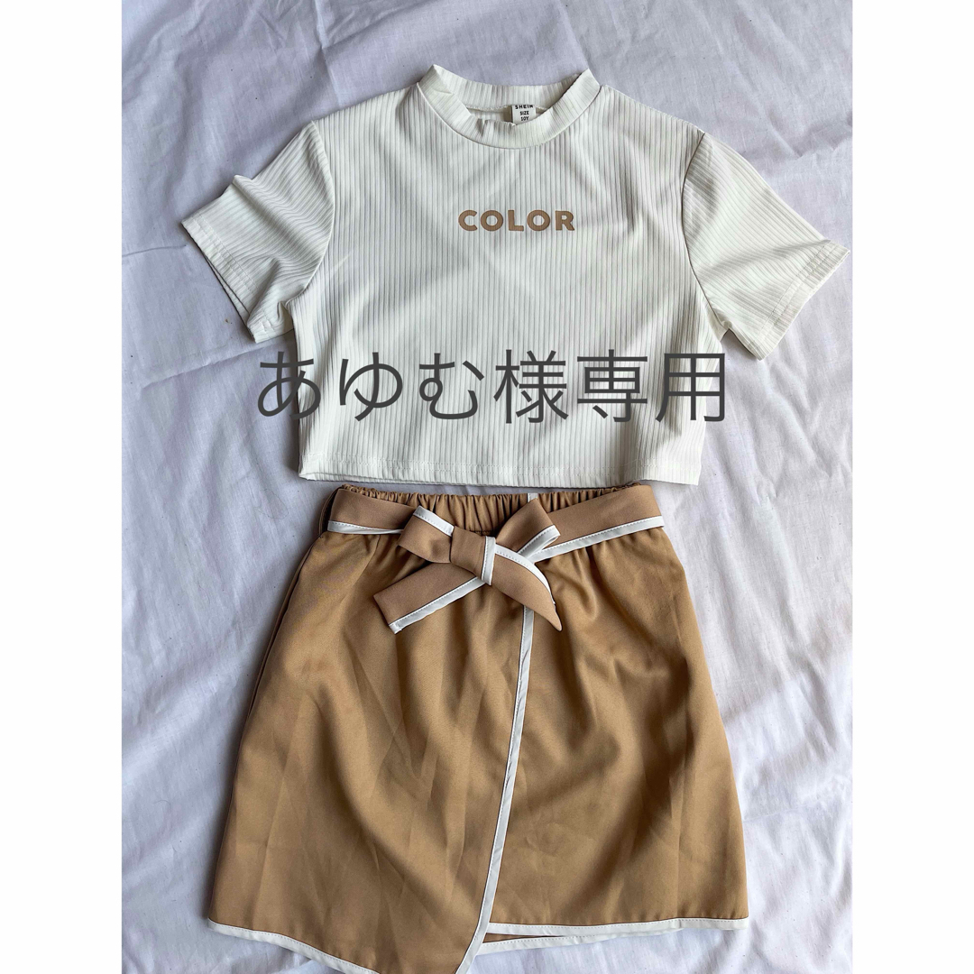 SHEIN(シーイン)の【あゆむ様専用】SHEIN KIDS 140 ショートパンツのセットアップ　 キッズ/ベビー/マタニティのキッズ服女の子用(90cm~)(その他)の商品写真