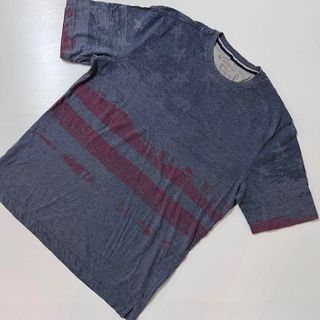 US 古着　Weatherproof Tシャツ　ネイビー　アメリカ　国旗　M(Tシャツ/カットソー(半袖/袖なし))