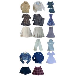 スナイデル(SNIDEL)の【計16着】レディース 洋服 まとめ売り セット ウサギオンライン系  美品(セット/コーデ)