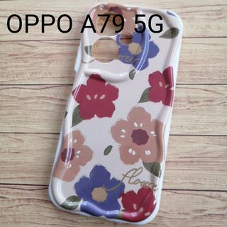 OPPO A79 5G　カラフル　フラワー(Androidケース)