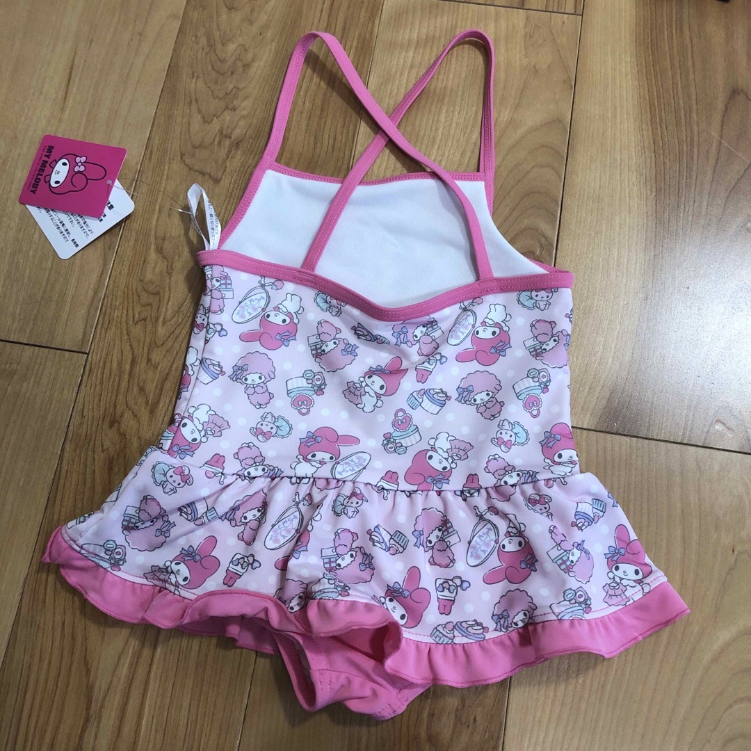 サンリオ　マイメロディ　ワンピース水着　女の子　100サイズ キッズ/ベビー/マタニティのキッズ服女の子用(90cm~)(水着)の商品写真