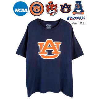 Russell Athletic - NCAA　オーバーン大学　タイガース　Tシャツ　XL　紺　USA古着