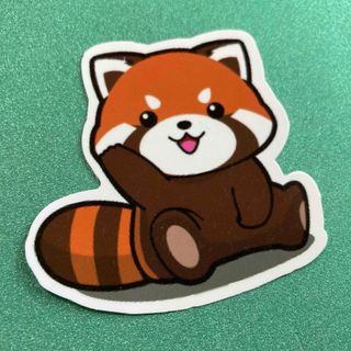 ⭐️人気⭐️レッサーパンダのステッカー　Red Panda Sticker(車外アクセサリ)