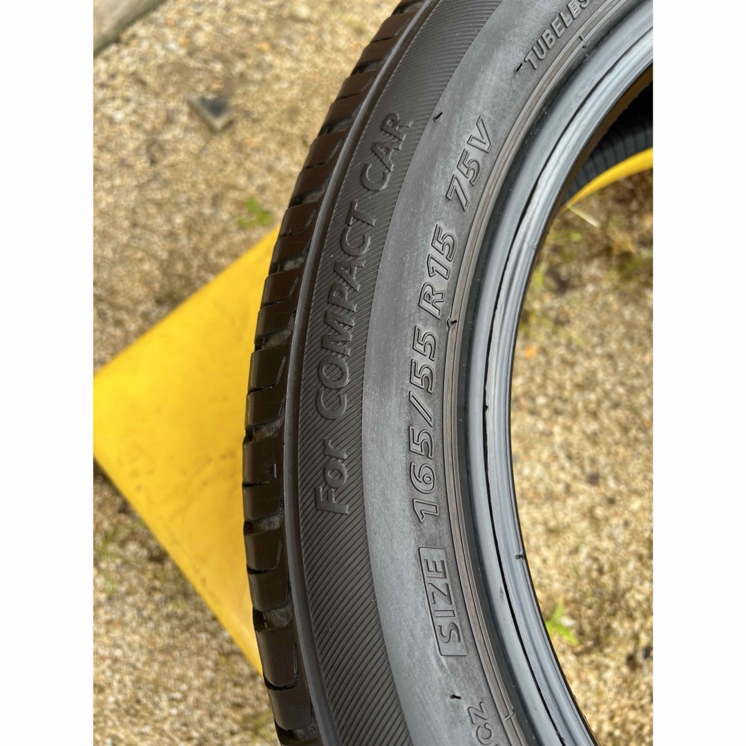 BRIDGESTONE(ブリヂストン)の国産　2019年製　165/55R15 2本　Nボックス　タント　ワゴンR 自動車/バイクの自動車(タイヤ)の商品写真