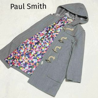 ポールスミス(Paul Smith)のポールスミス　ダッフルコート　グレー　サイズ40　裏地モザイク柄(ダッフルコート)