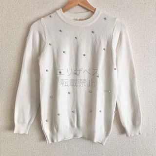 チェリーアン(cherry Ann)の【最終出品】Cherry ann ビジュー ニット トップス チェリーアン(ニット/セーター)