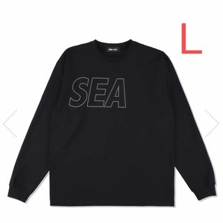 ウィンダンシー(WIND AND SEA)のSEA OF L/S TEE / BLACK Lサイズ(Tシャツ/カットソー(七分/長袖))