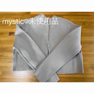 ミスティック(mystic)の【美品】mystic   ﾊｲﾈｯｸｼｮｰﾄｶｰﾃﾞｨｶﾞﾝ 　(カーディガン)