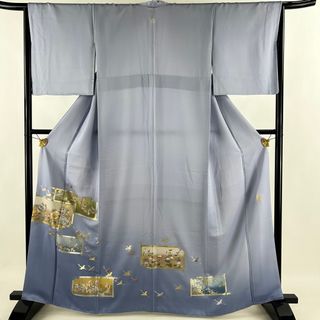 色留袖 身丈163.5cm 裄丈65cm 正絹 名品 【中古】(着物)