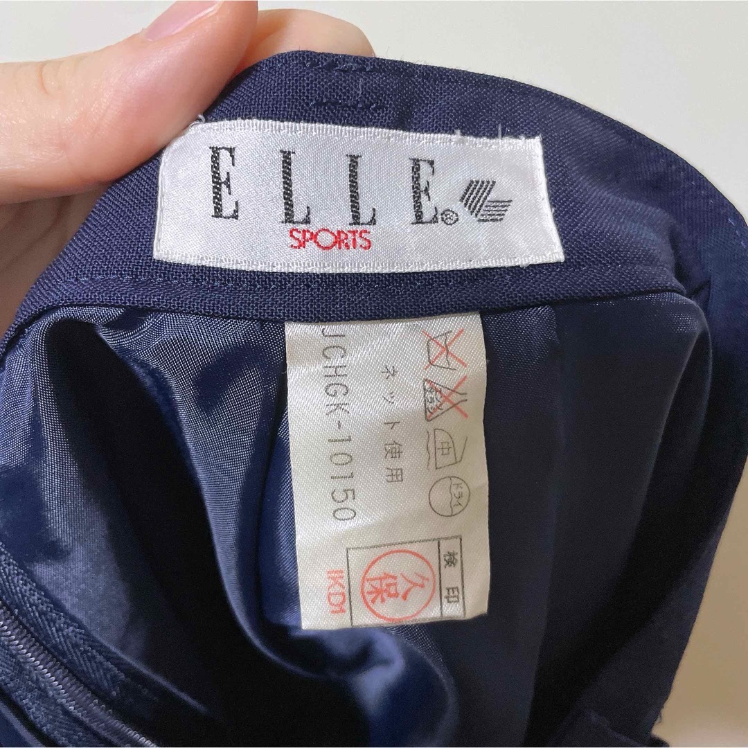 ELLE(エル)の紺 ミニスカート レディースのスカート(ミニスカート)の商品写真