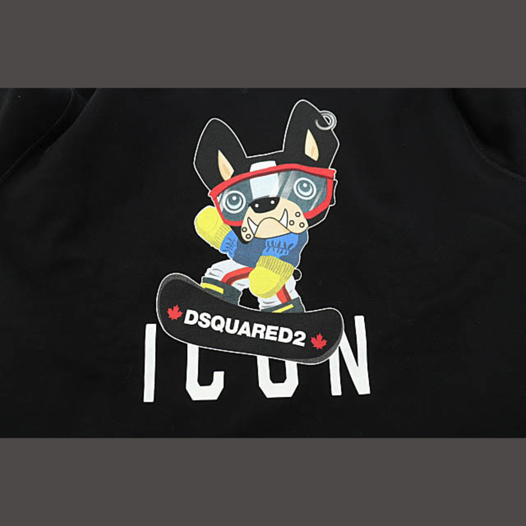 DSQUARED2(ディースクエアード)のディースクエアード 21AW チロ ロゴ アイコン  パーカー XXXL 黒 メンズのトップス(パーカー)の商品写真