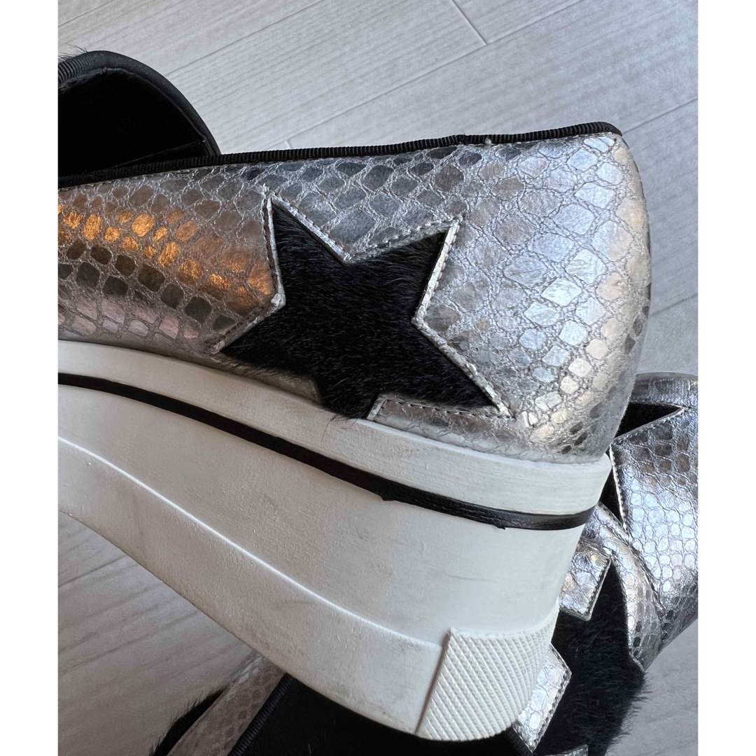 Stella McCartney(ステラマッカートニー)のステラマッカートニー★パイソン型押し スター プラットフォームスニーカー(37) レディースの靴/シューズ(スニーカー)の商品写真