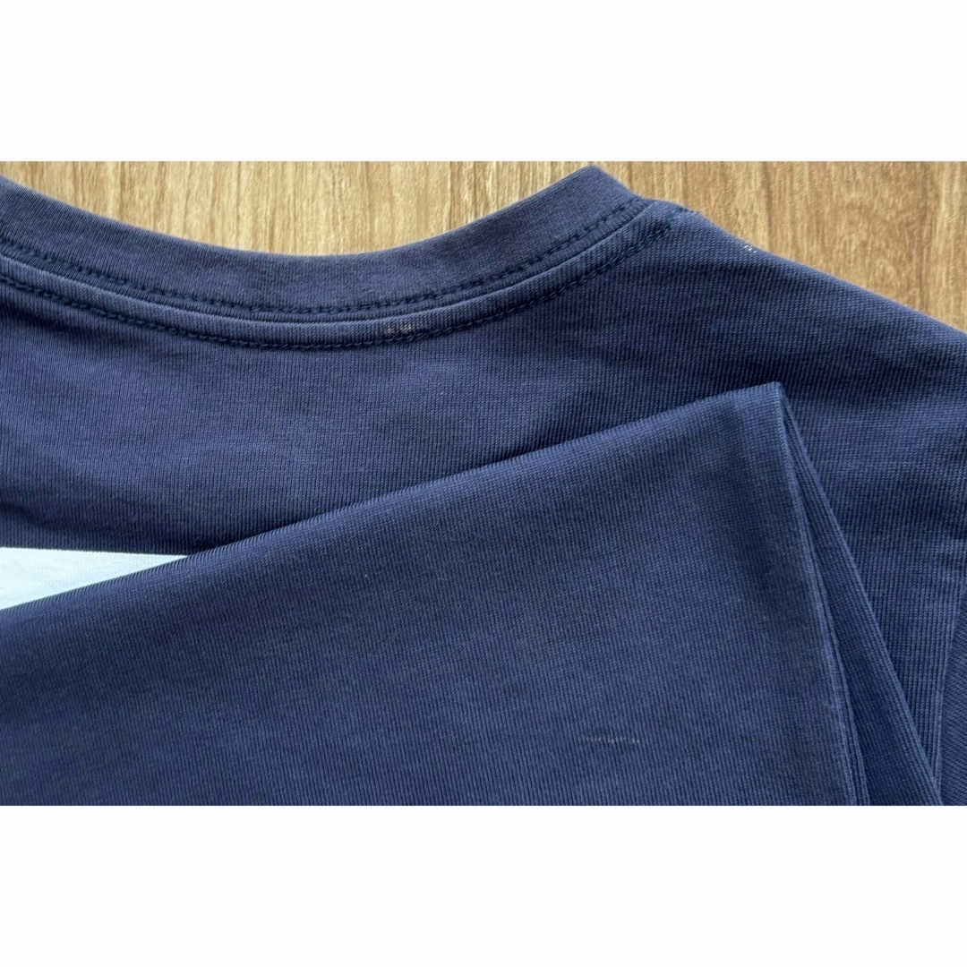 THE NORTH FACE(ザノースフェイス)のノースフェイス キッズ 長袖Tシャツ 120サイズ ネイビー キッズ/ベビー/マタニティのキッズ服男の子用(90cm~)(Tシャツ/カットソー)の商品写真