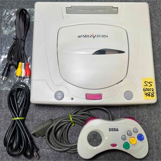 セガ(SEGA)の【状態良好】SS セガサターン 白 シロ 本体 メンテ電池交換済み 管理388(家庭用ゲーム機本体)