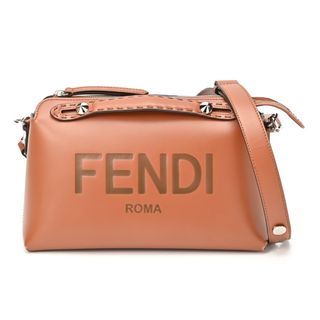 フェンデｨ / FENDI   バイザウェイ ミディアム / ボストンバッグ    8BL146AC9LF0NMU　レザー　ブラウン 　【中古】 商品番号 S-155374(ショルダーバッグ)