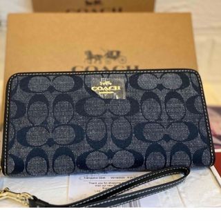 COACH 長財布　デニム  新品