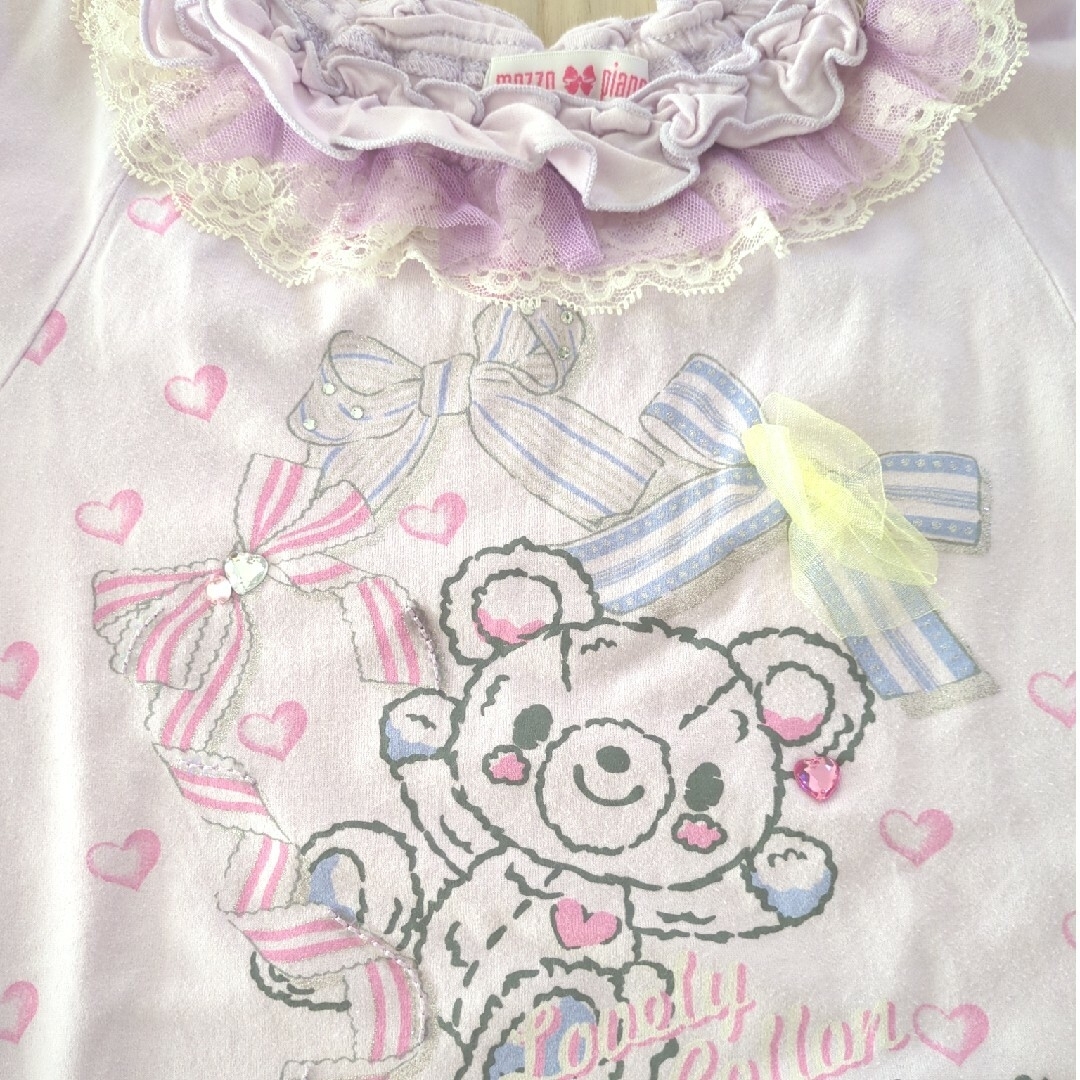 mezzo piano(メゾピアノ)のメゾピアノ140カットソー キッズ/ベビー/マタニティのキッズ服女の子用(90cm~)(Tシャツ/カットソー)の商品写真