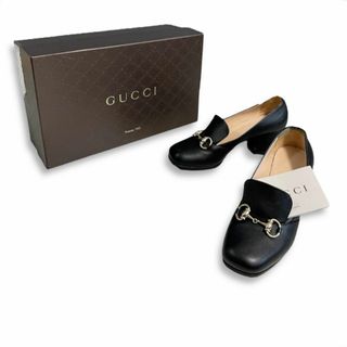 グッチ(Gucci)のGUCCI ビットローファー ヒール パンプス ラムレザー(ハイヒール/パンプス)