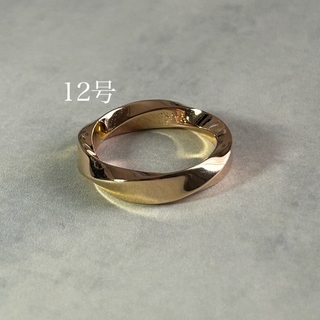 ▲spiral ring 12号▲ GOLD  coating18kgp 指輪(リング(指輪))