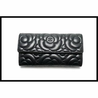 シャネル(CHANEL)のシャネル 23番台 カメリア 2つ折り長財布■04so11318-8D(財布)