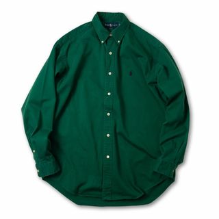 ラルフローレン(Ralph Lauren)の1990年代 ラルフローレン ブレイク ボタンダウンシャツ フォレストグリーン(シャツ)