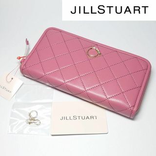 ジルスチュアート(JILLSTUART)の【新品タグ付き】ジルスチュアート プログレスラウンドファスナー長財布 ピンク(財布)