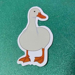 ⭐️人気⭐️アヒルのステッカー　アニマル　Duck Sticker(車外アクセサリ)