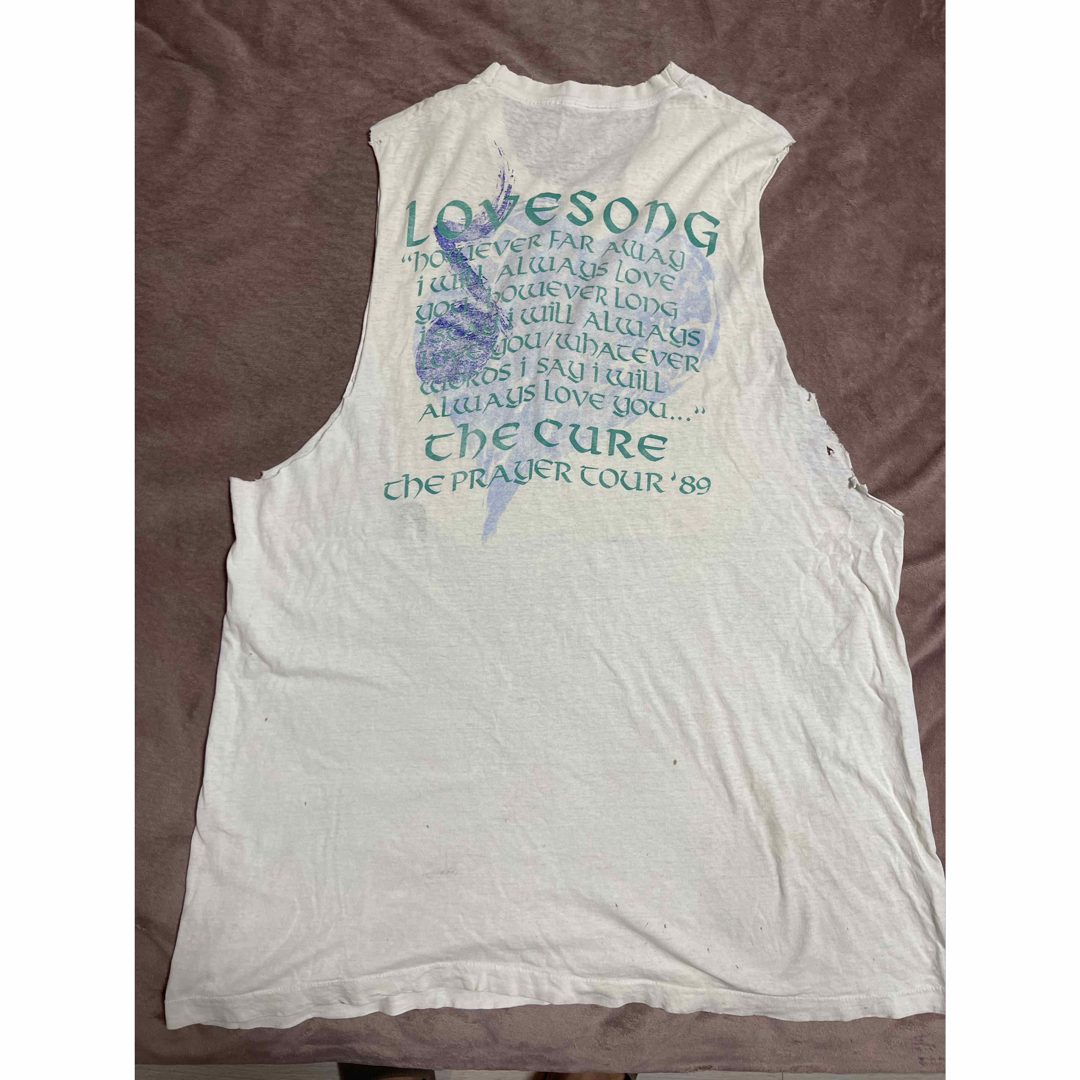 VINTAGE(ヴィンテージ)のthe cure the prayer tour 1989 love song メンズのトップス(Tシャツ/カットソー(半袖/袖なし))の商品写真