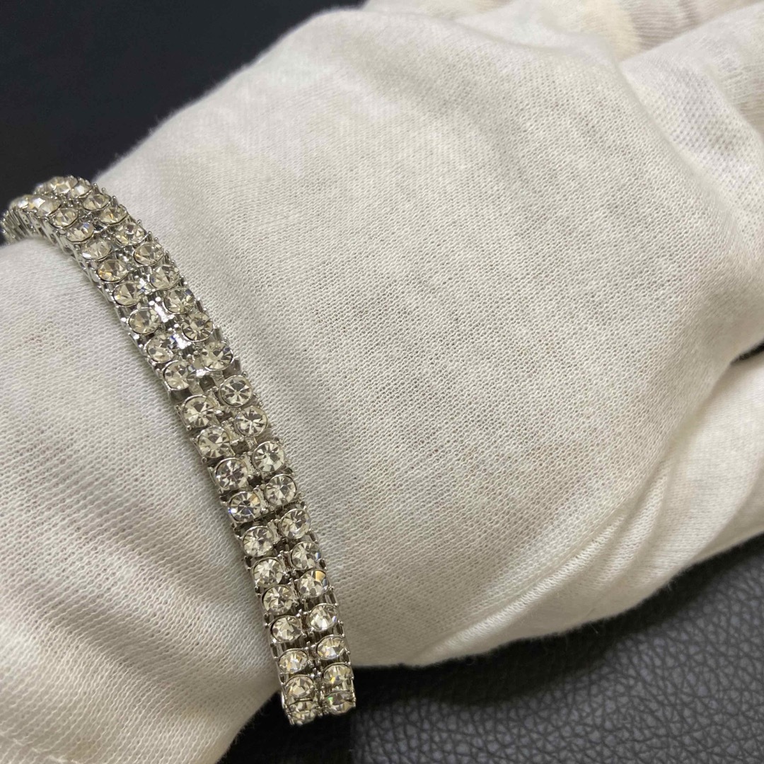 舐達麻着用 18k gp テニスブレスレット シルバー アバランチの 舐達麻着用 18k gp テニスブレスレット シルバー アバランチの