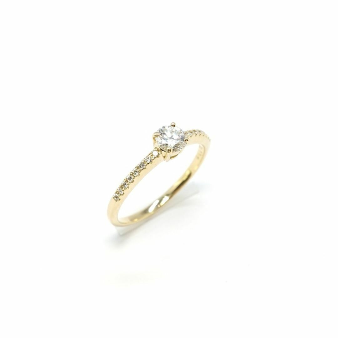 SALE新品K18ダイヤリング0.30ct(E-SI1-VG)D0.07ct レディースのアクセサリー(リング(指輪))の商品写真