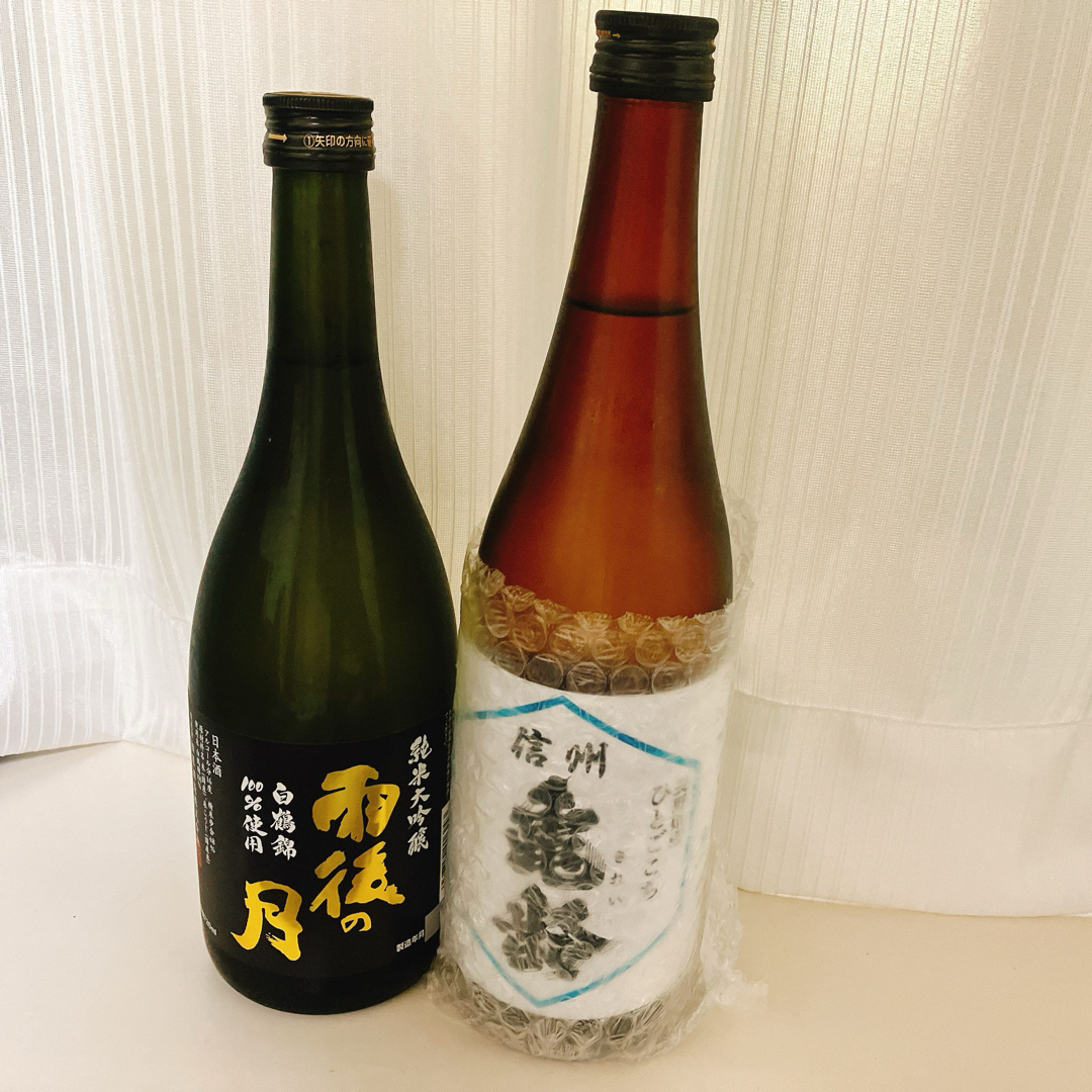 【新品・未開封】信州亀齢　ひとごこち　雨後の月　日本酒　720ml 2本セット 食品/飲料/酒の酒(日本酒)の商品写真