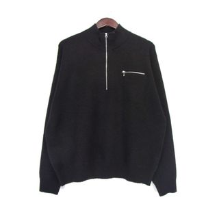 STUSSY - ステューシー STUSSY ■ 【 Half Zip Mock Neck Sweater 】 ハーフ ジップ モック ネック ニット セーター w18589