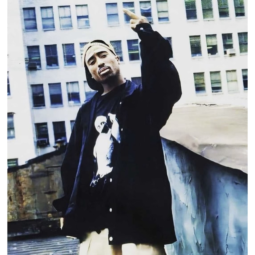 VINTAGE(ヴィンテージ)の2pac i get around 90s vintagetee rap tee メンズのトップス(Tシャツ/カットソー(半袖/袖なし))の商品写真