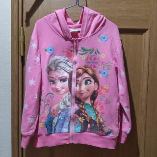 ディズニー(Disney)のディズニー　アナと雪の女王　パーカー　サイズ130　[449](ジャケット/上着)