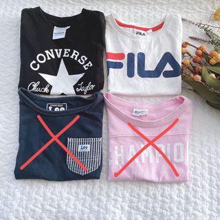 コンバース(CONVERSE)のキッズTシャツ　まとめ売り　チャンピオン　コンバース　LEE FILA(Tシャツ/カットソー)